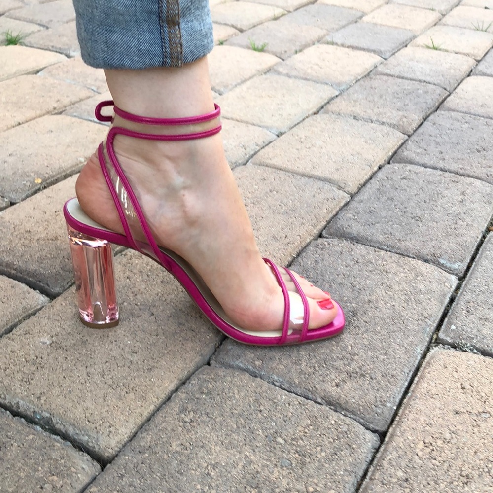 Zara pink heels